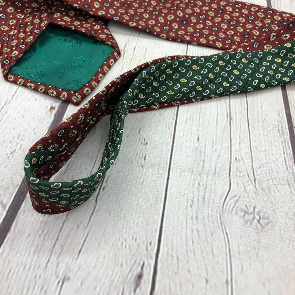 Tommy Hilfiger silk Tie preppy office business attire - Picture 7 of 7